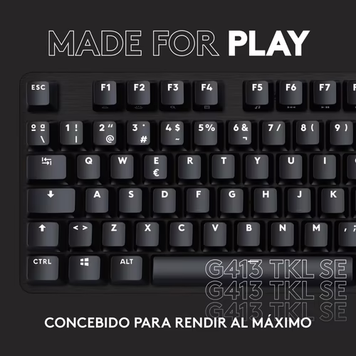 Logitech G G413 TKL SE teclado USB QWERTY Español Negro | 920-010559 | 5099206098435 imagen 8