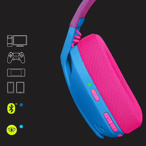 Logitech G G435 LIGHTSPEED Wireless Gaming Headset Auriculares Inalámbrico Diad | 981-001062 | 5099206097483 imagen 6