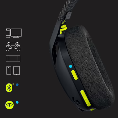 Auriculares LOGITECH G435 Bluetooth Negros (981-001050) | 5099206095007 imagen 4