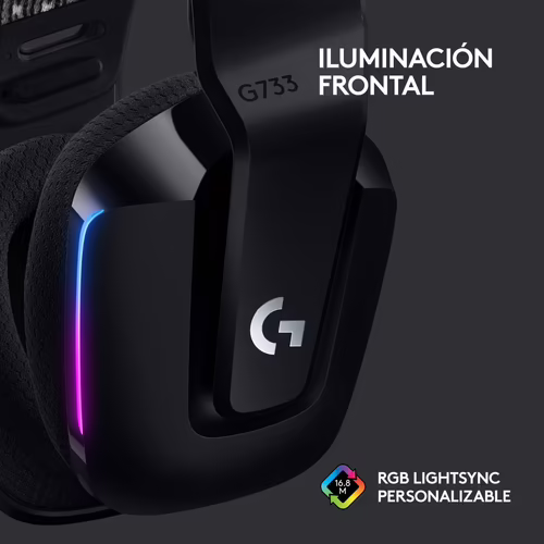 Auric+Micro Gaming LOGITECH G733 RGB Negro (981-000864) | 5099206088719 imagen 9