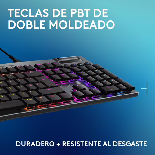 Logitech G Teclado mecánico para gaming con cable de perfil bajo G915 X, teclas | 920-012943 | 5099206124639 imagen 7