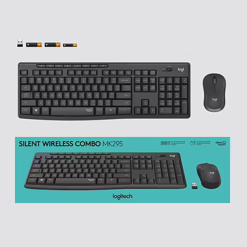 Logitech MK295 Silent Wireless Combo teclado RF inalámbrico QWERTY Internaciona | 920-009800 | 5099206092433 imagen 9