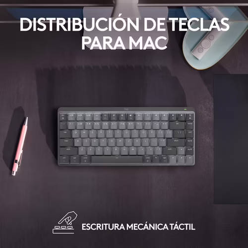 Logitech MX Mini Mechanical for Mac teclado Bluetooth QWERTY Internacional de EE | 920-010837 | 5099206103368 imagen 3