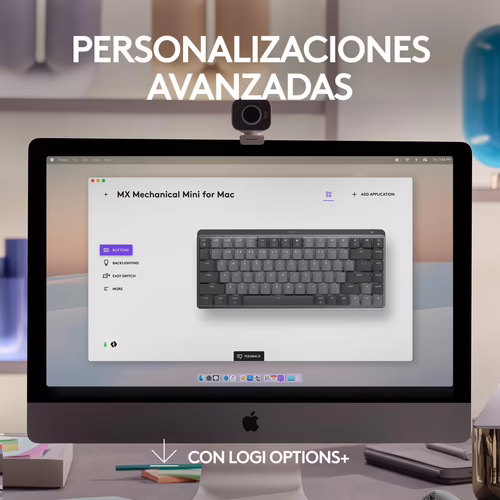 Logitech MX Mini Mechanical for Mac teclado Bluetooth QWERTY Internacional de EE | 920-010837 | 5099206103368 imagen 6