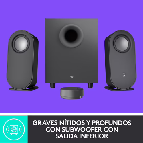 Logitech Z407 Bluetooth computer speakers with subwoofer and wireless control 40 | 980-001348 | 5099206093263 imagen 8