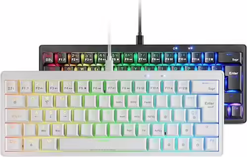 Teclado Mars Gaming RGB USB-C Negro (MKMINIPROYES) | 8435693106340 imagen 2