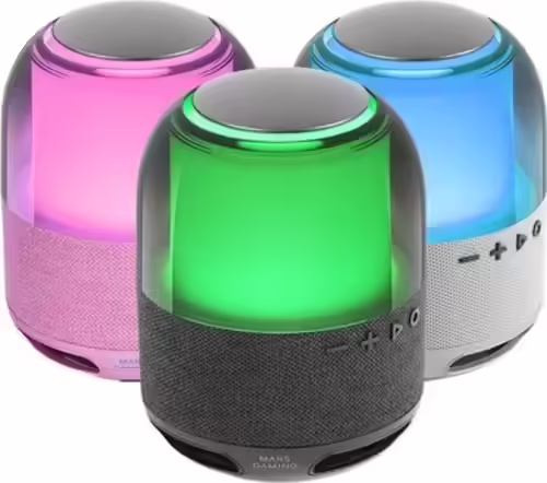 Mars Gaming MS-FLOW, Altavoz Portátil Bluetooth 15W, Iluminación Orbilight RGB | MSFLOW | 8435693107316 imagen 2
