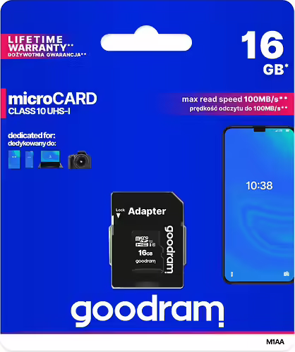 MEMORIA MICROSDHC GOODRAM 16GB M1AA-0160R12 | 5908267930137 imagen 5