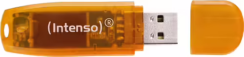 MEMORIA USB 2.0 INTENSO RAINBOW LINE NARANJA 64 GB 3502490 | 4034303015924 imagen 2