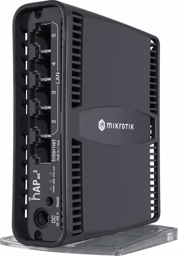 Mikrotik hAP ax2 router inalámbrico Gigabit Ethernet Doble banda (2,4 GHz / 5 G | C52iG-5HaxD2HaxD-TC | 4752224007124 imagen 2