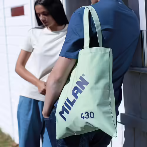 Milan Serie 1918 Tote Bag Bolsa de Tela - Tama?o 50x38x41cm - Asa Larga 27cm - | 62101SNCGR | 8411574101628 imagen 5