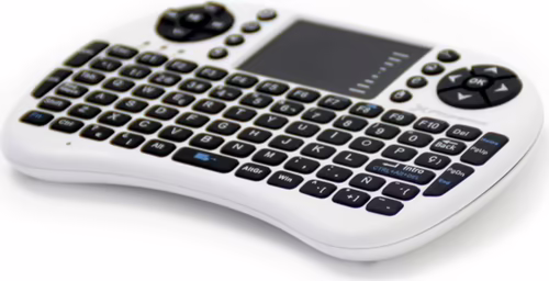 MINI TECLADO INALAMBRICO WIRELESS 2.4GHZ PHOENIX TOUCHPAD MULTIMEDIA  SMART TV / | PHTALKKEYBOARD+ | 8436043195946 imagen 4