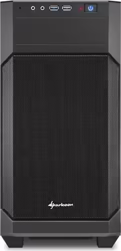 Mini Tower Sharkoon V1000 Negro | 4044951013951 imagen 2