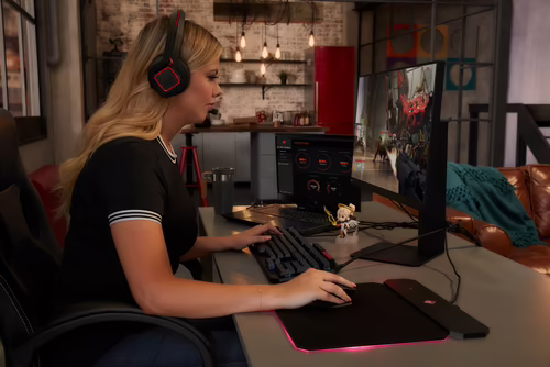 MONITOR HP OMEN 24.5 GAMING NEGRO Z7Y57AA | 0190781396475 imagen 5