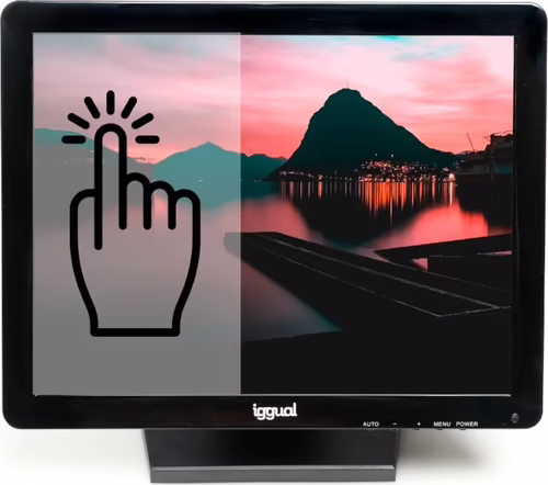 MONITOR IGGUAL MTL15B 15P TACTIL NEGRO IGG315750 | 8435364315750 imagen 5