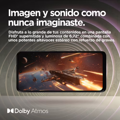 Motorola moto g15 8/128Gb Gris Smartphone | PB6E0007SE | 840023281099 imagen 6