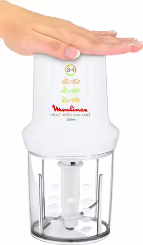 Moulinex Picadora eléctrica de alimentos 0,25 L 270 W Blanco | DJ300110 | 3045388190346 imagen 6