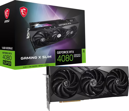MSI GAMING GeForce RTX 4080 SUPER 16G X SLIM NVIDIA 16 GB GDDR6X | 912-V511-228 | 4711377170680 imagen 2