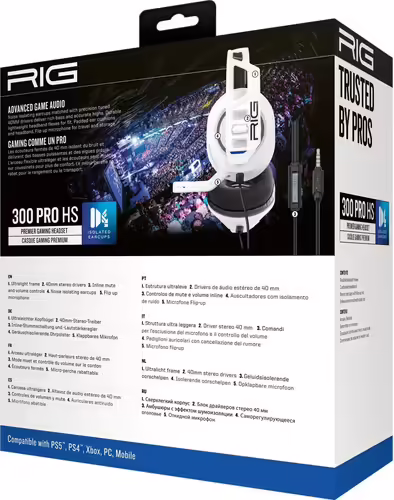 NACON RIG 300 PRO HS Auriculares Alámbrico Diadema Juego Blanco | RIG300PROHSW | 3665962009262 imagen 6