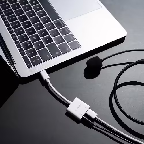 Nanocable Adaptador de Audio USB-C/M a Jack 3.5/H + USB-C/H PD 60W, 11.5 cm, Bla | 10.24.1206 | 8433281016644 imagen 3