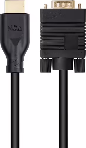 Nanocable Cable conversor VGA/M a HDMI/M, Negro, 1.8m | 10.15.4602 | 8433281016361 imagen 2