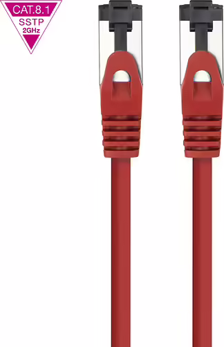 Nanocable Cat.8.1 SSTP 25cm Rojo (10.20.2000-L25-R) | 8433281015722 imagen 3