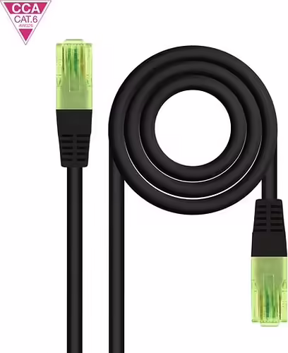 Nanocable RJ45 Cat.6 UTP 30m Negro (10.20.1430-BK) | 8433281016262 imagen 2