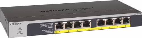Netgear No administrado Gigabit Ethernet (10/100/1000) Energͭa sobre Ethernet ( | GS108LP-100EUS | 0606449134971 imagen 2