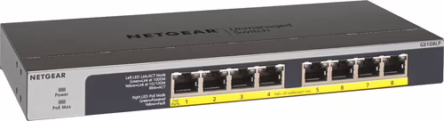 Netgear No administrado Gigabit Ethernet (10/100/1000) Energͭa sobre Ethernet ( | GS108LP-100EUS | 0606449134971 imagen 3