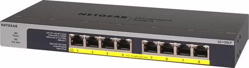 Netgear No administrado Gigabit Ethernet (10/100/1000) Energͭa sobre Ethernet ( | GS108LP-100EUS | 0606449134971 imagen 4