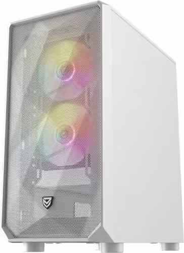 Nfortec Dys Cristal Templado USB 3.0 ARGB Blanca | NF-CS-DYS-W | 8435443721342 imagen 2