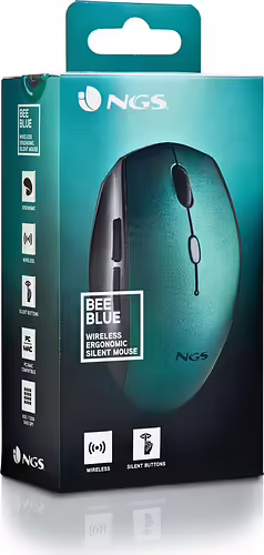 NGS BEE Ratón Inalámbrico Í“ptico 1600 DPI Verde | BEE BLUE | 8435430623307 imagen 5