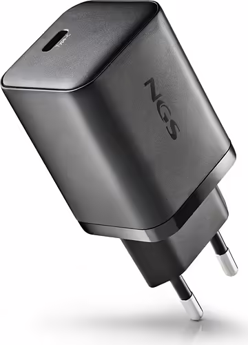 NGS BUD 65W-C Universal Negro Corriente alterna Carga rápida Interior | NGS-ACCESORIOS-0305 | 8435430626841 imagen 2