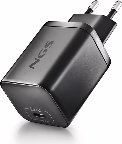 NGS BUD 65W-C Universal Negro Corriente alterna Carga rápida Interior | NGS-ACCESORIOS-0305 | 8435430626841 imagen 6