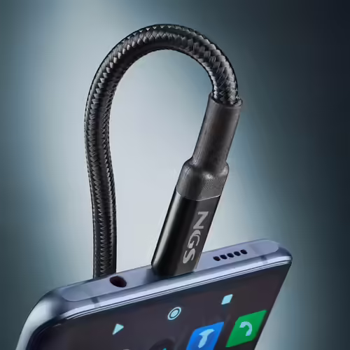 NGS KNOT 65W-2 cable USB USB 2.0 2 m USB C Negro | NGS-ACCESORIOS-0216 | 8435430625561 imagen 6