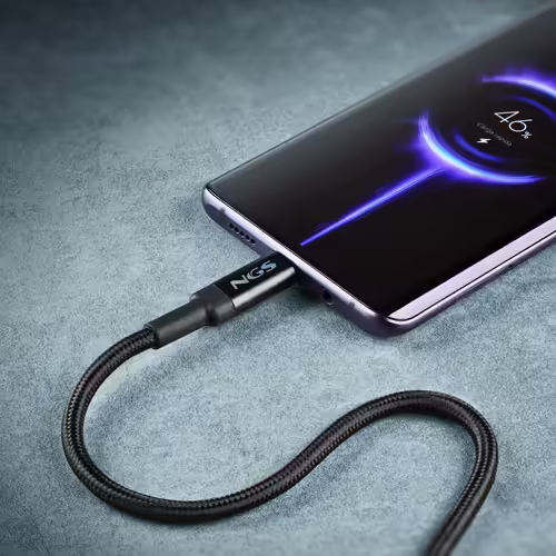 NGS KNOT 65W-3 cable USB USB 2.0 3 m USB C Negro | NGS-ACCESORIOS-0217 | 8435430625851 imagen 7