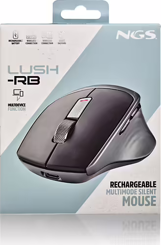NGS LUSH-RB ratón Oficina mano derecha RF inalámbrico Óptico 1600 DPI | NGS-MOUSE-1425 | 8435430627572 imagen 8