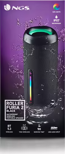 NGS ROLLER FURIA 2 Altavoz portátil estéreo Negro 30 W | ROLLERFURIA2BLACK | 8435430623789 imagen 4