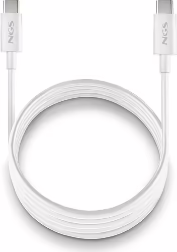 NGS ZYRO 60W-1 cable USB USB 2.0 1 m USB C Blanco | NGS-ACCESORIOS-0328 | 8435430627374 imagen 2