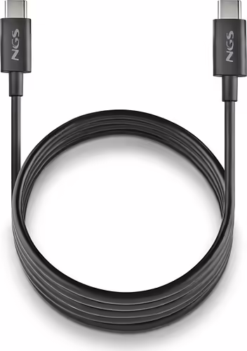 NGS ZYRO 60W-1 cable USB USB 2.0 1 m USB C Negro | NGS-ACCESORIOS-0327 | 8435430627350 imagen 2