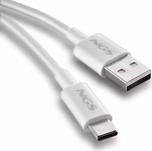 NGS ZYRO-AC cable USB USB 2.0 1 m USB A USB C Blanco | NGS-ACCESORIOS-0335 | 8435430627336 imagen 3
