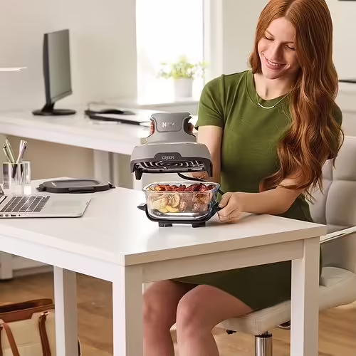 Ninja CRISPi Sencillo 3,8 L 1700 W Freidora de aire caliente Gris, Color piedra, | FN101EUST | 0622356317610 imagen 2