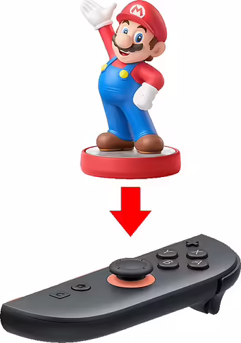 Nintendo 10015101 mando y volante Negro, Rojo Bluetooth Palanca de mando Analóg | 0045496321406 imagen 2