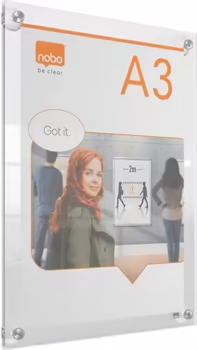 Nobo Premium Plus A3 pizarrón blanco 420 x 297 mm AcrÍlico | 1915599 | 5028252620895 imagen 2