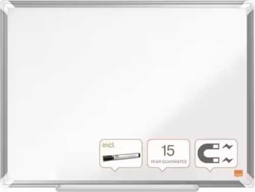 Nobo Premium Plus pizarrón blanco 568 x 411 mm Acero Magnético | 1915154 | 5028252608268 imagen 4