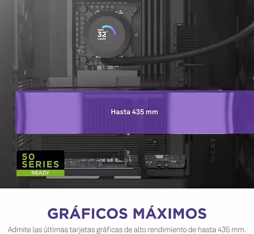 Caja NZXT H9 Flow ATX EATX mATX Negra (CM-H92FB-01) | 5056547207643 imagen 5