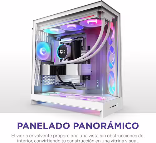 NZXT H9 Flow RGB Midi Tower Blanco | CM-H92FW-R1 | 5056547207650 imagen 7