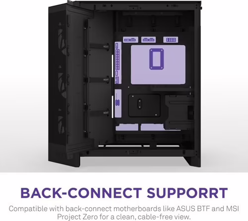 NZXT H9 Flow RGB+ Midi Tower Negro | CM-H92FB-P1 | 5056547207681 imagen 8