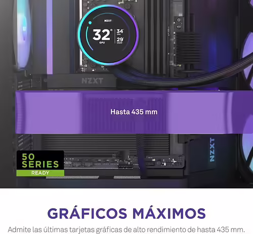 Caja NZXT H9 Flow RGB ATX EATX Negra (CM-H92FB-R1) | 5056547207667 imagen 7