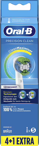 Oral-B Precision Clean 80339350 cepillo de cabello 5 pieza(s) Azul, Blanco | 4210201321569 imagen 3